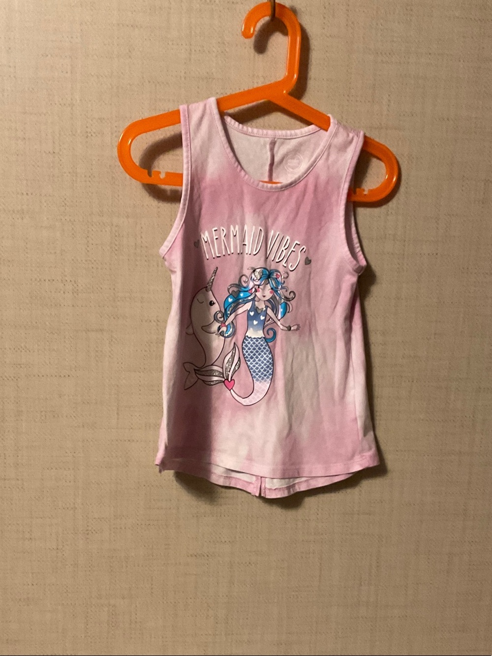 wonder nation Pink Ombre Mermaid Vibes Tank - Picture 1 of 6